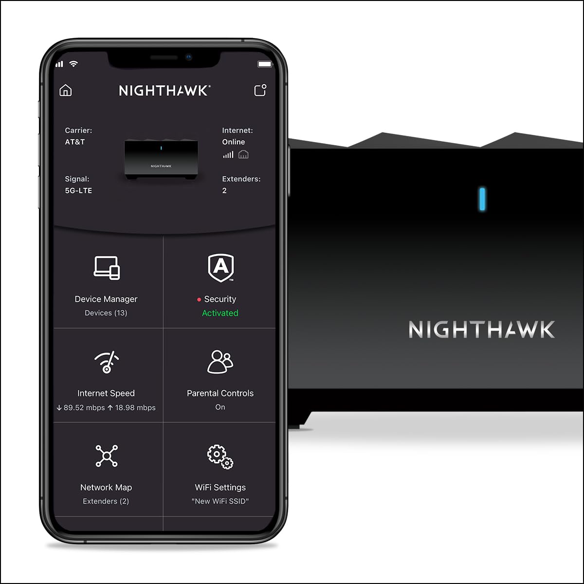 NETGEAR Nighthawk Sistema Mesh WiFi 6 MK73S - Router AX3000 con 2 satélites Extensores, Cobertura de hasta 400 m2 y más de 35 Dispositivos
