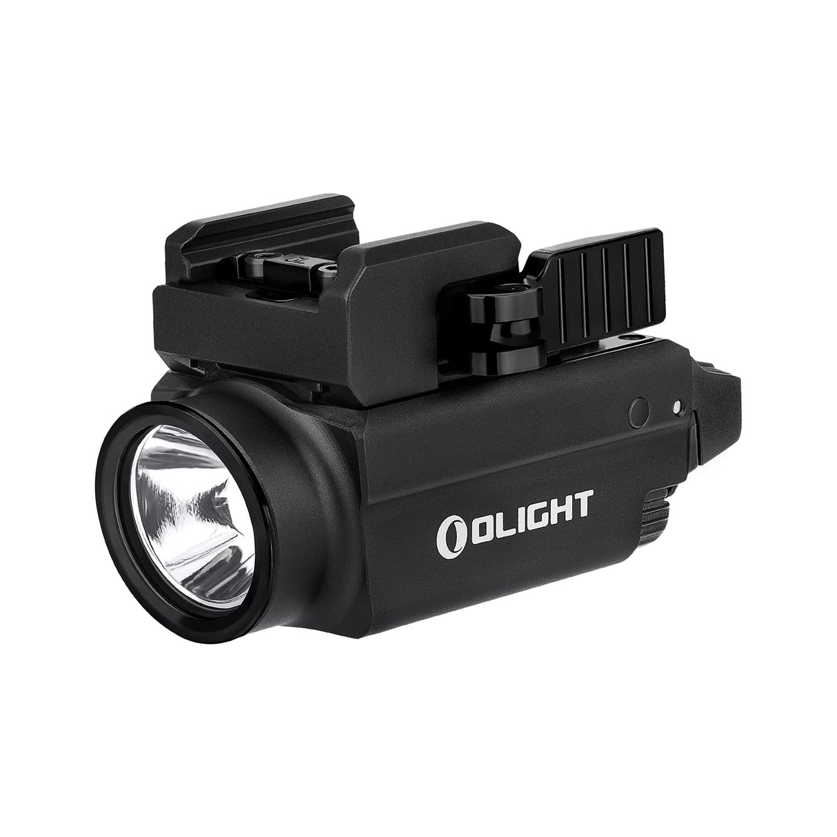 OLIGHT Baldr S Linterna Táctica 800Lm 130M 3 Modos con Luz Verde y Blanca Doble Interruptor Trasero Perfecta para Picatinny Rail y GLOCK Caza Defensa Utilizada (luz Blanca + luz Verde, Nergo)