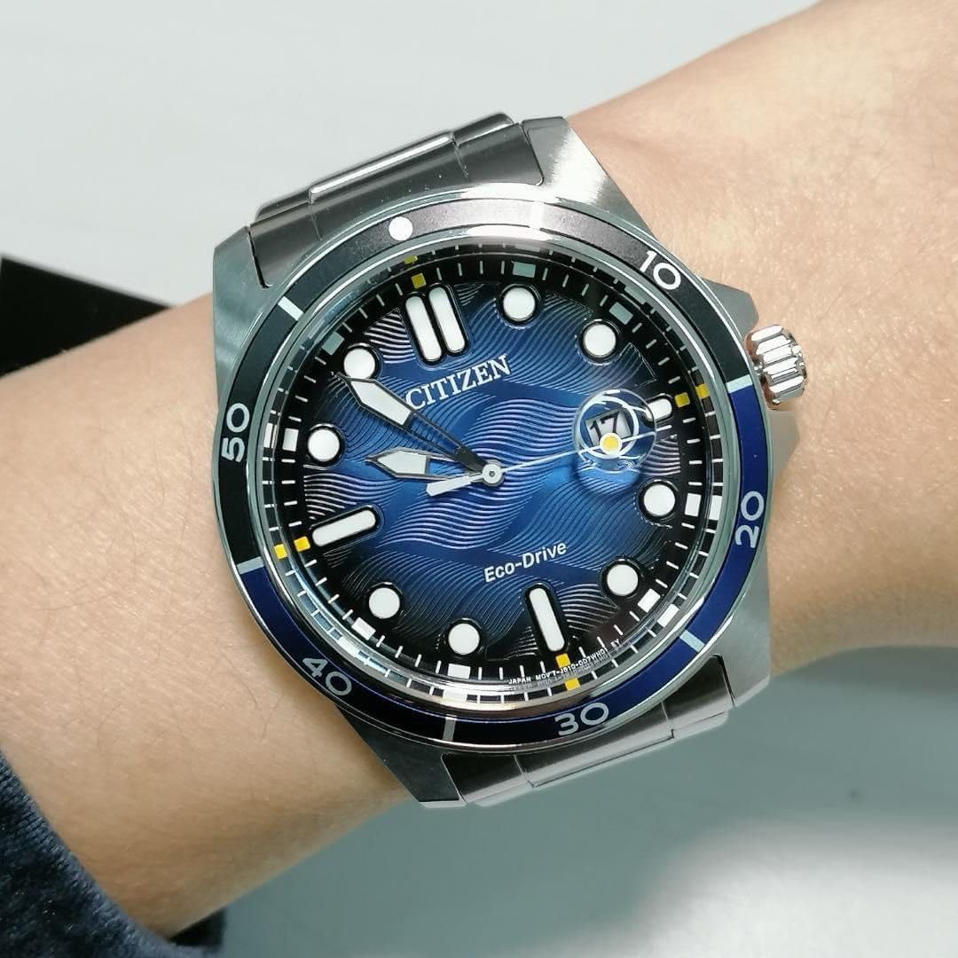 CITIZEN Reloj Analógico para Hombres de Cuarzo con Correa en Acero Inoxidable AW1810-85L