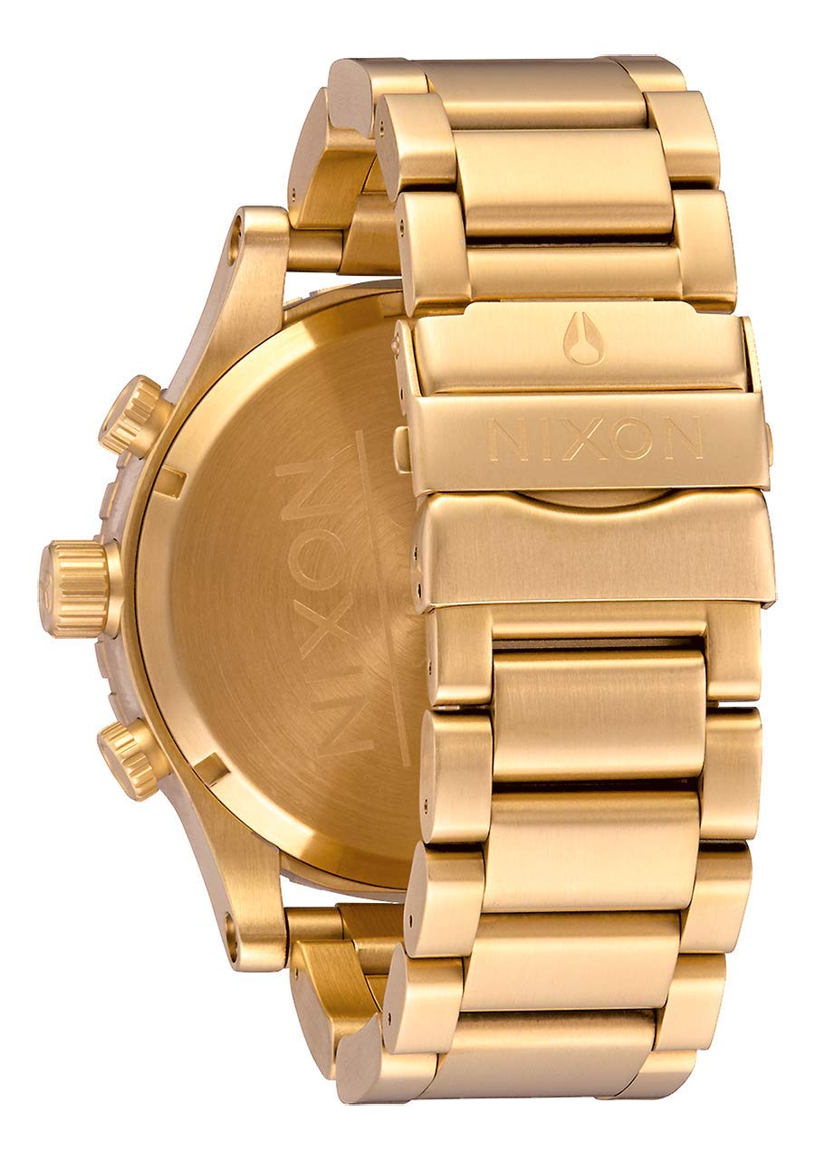 Nixon Reloj Cronógrafo para Hombre de Cuarzo con Correa en Acero Inoxidable A083-632-00