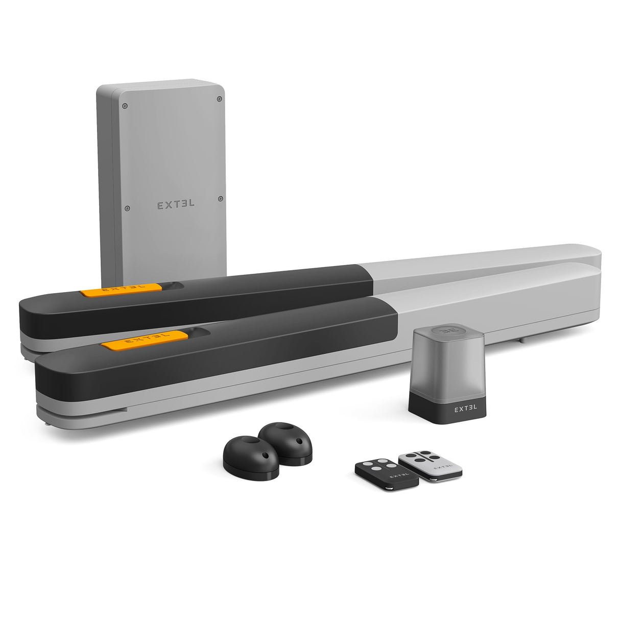 EXTEL – Motor conectado con cilindros para puerta abatible: 2,5 m/250 kg por batiente – XV250 Umii – 761003