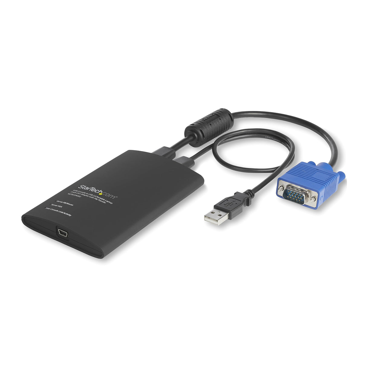 StarTech.com Adaptador USB de Crash Cart - Vídeo y Transferencia de archivos - Adaptador de Crash Cart para Ordenador Portátil - Adaptador KVM de Crash Cart para Sala de Servidores (NOTECONS02)