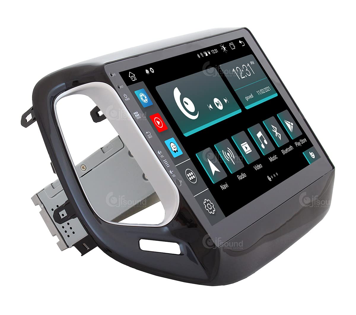 Autorradio de Ajuste Personalizado para Jeep Compass Android GPS Bluetooth WiFi Dab USB Pantalla táctil Full HD 10" procesador de 8 núcleos y comandos de Voz