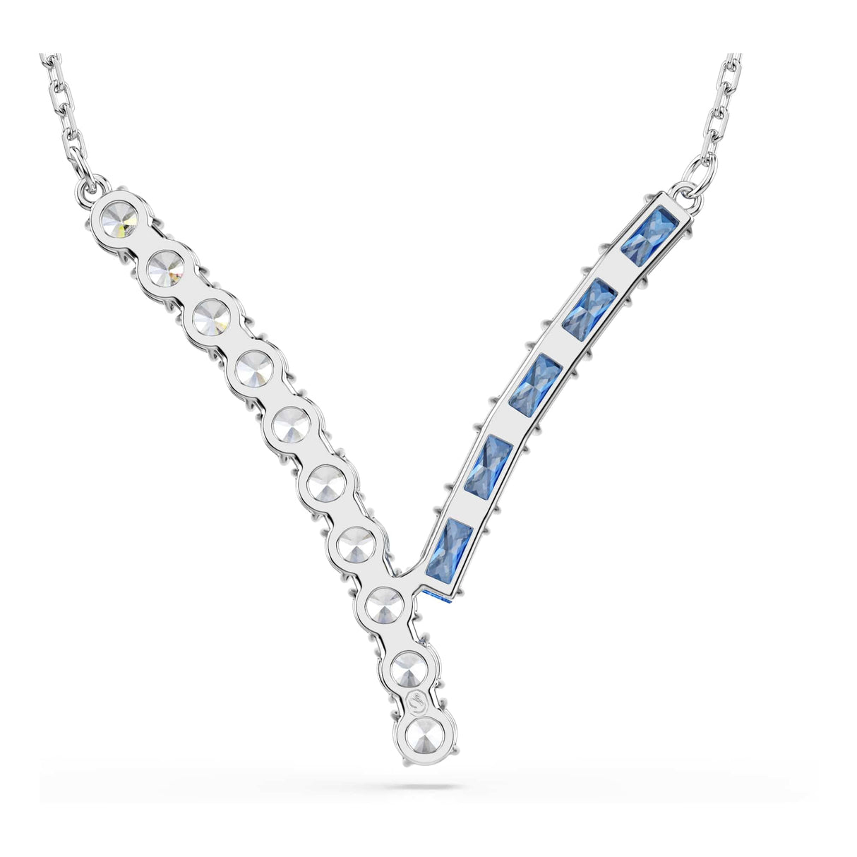 Swarovski Colgante Matrix, Tallas mixtas, Azul, Baño de rodio