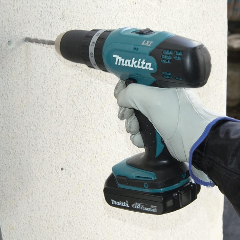 Makita DHP453RFX2 Taladro Percutor Batería 18V 42 Nm 2x3.0Ah 96 Accesorios