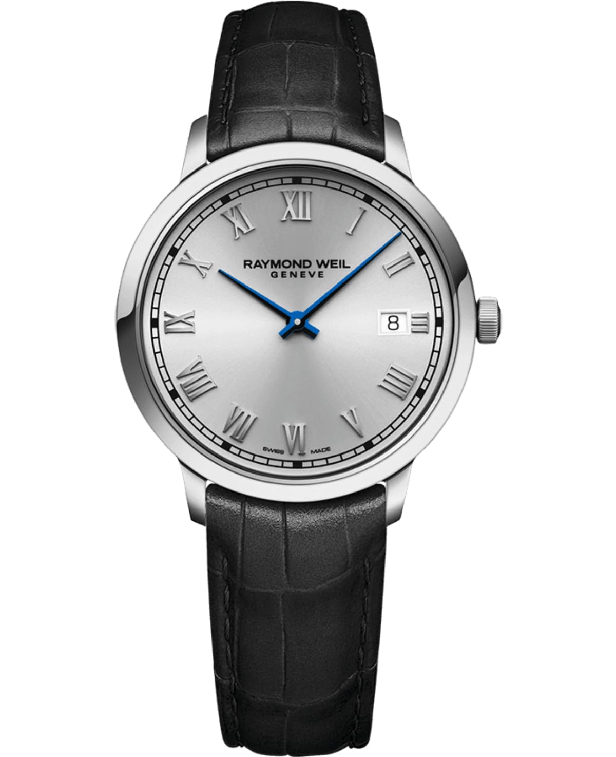 RAYMOND WEIL Reloj Analógico para Hombre de Cuarzo Suizo con Correa en Cuero 5485-STC-00658