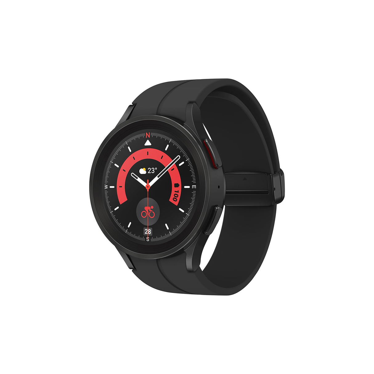 SAMSUNG Galaxy Watch5 Pro LTE, 45 mm + Correa de Recambio - Smartwatch, Control de Salud, Seguimiento Deportivo, Batería de Carga Rápida, Negro (Versión Española)