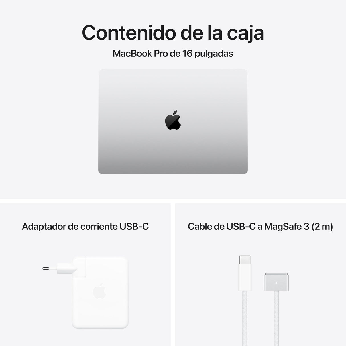 Apple MacBook Pro portátil con Chip M4 Pro, CPU 14 núcleos, GPU 20 núcleos: diseñado para Apple Intelligence, Pantalla Liquid Retina XDR 16,2″, 24 GB Memoria unificada, 512 GB de SSD, Plata