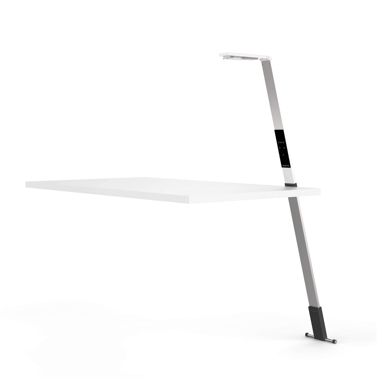 LUCTRA Lámpara de pie Flex Design LED regulable, batería recargable para 25 horas de funcionamiento, portátil, 923123, aluminio