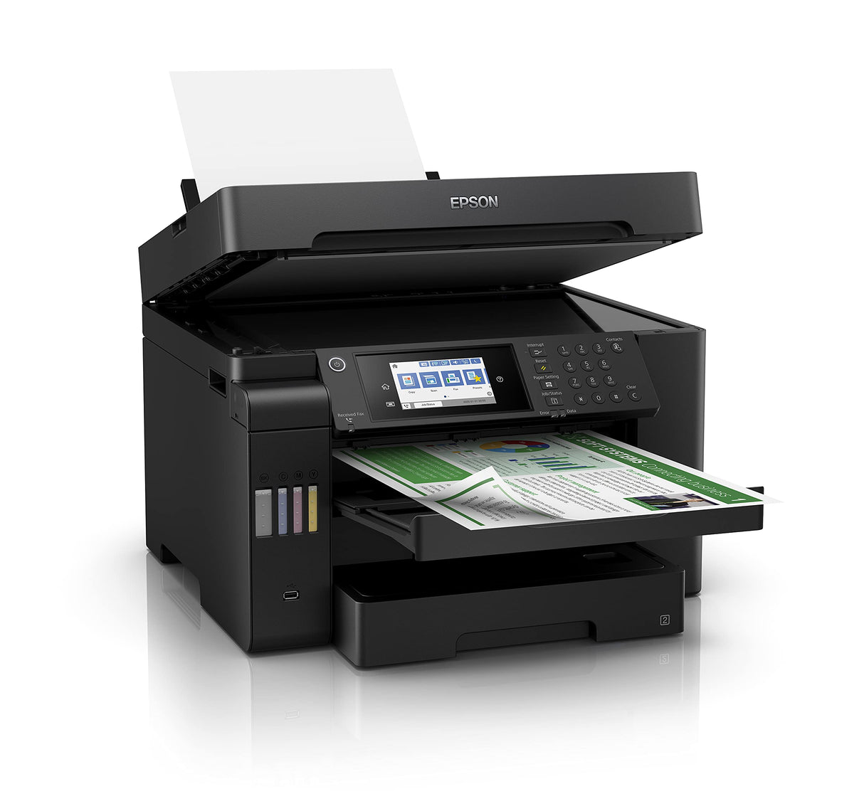 Epson EcoTank ET-16600, Impresora Alto Rendimiento Multifunción WiFi A3+ con Impresión Doble Cara Automática, Gran Velocidad de Impresión y Escaneado, Imprime / Escaner / Copiadora / Fax