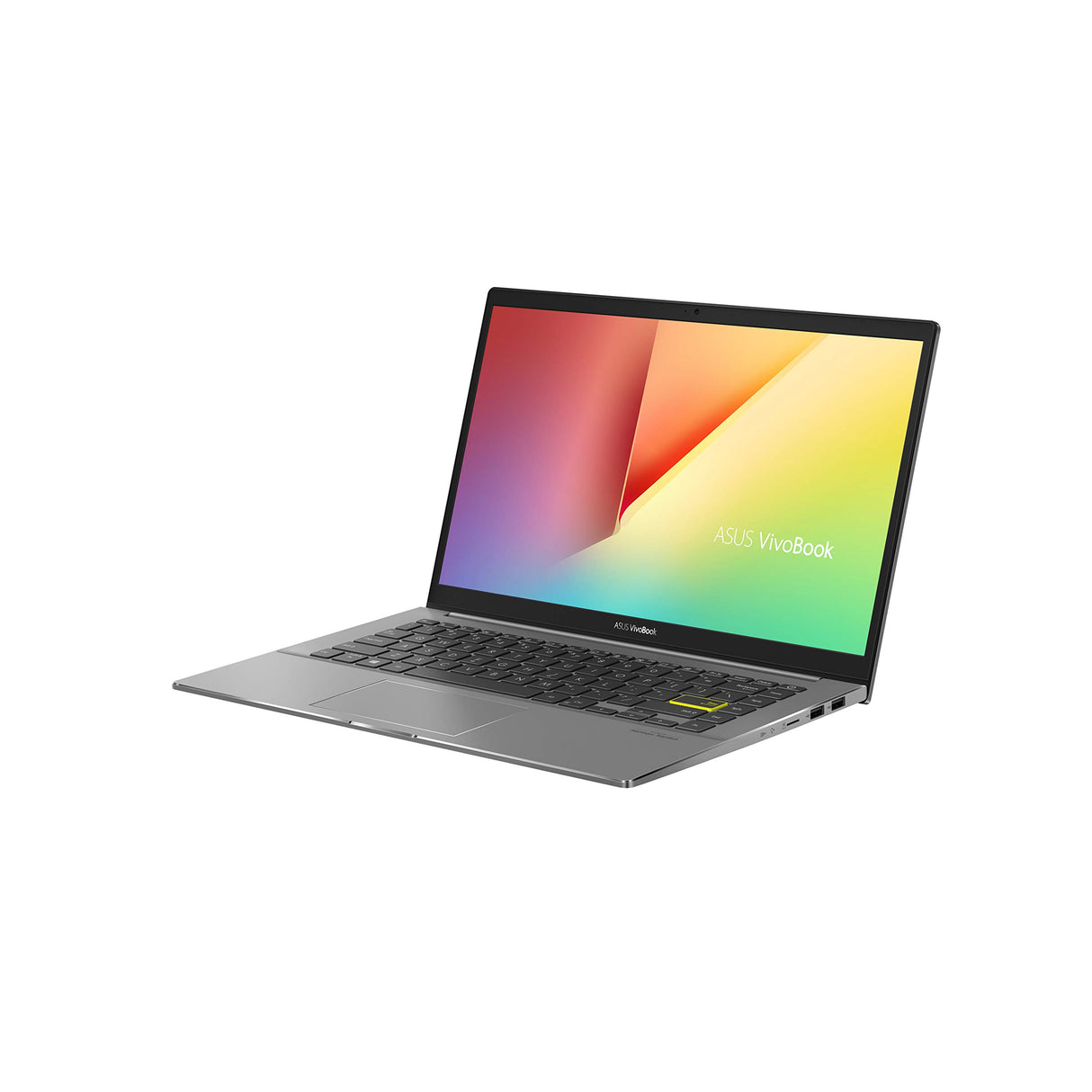 ASUS VivoBook S14 S433EA-EB023 - Ordenador portátil 14" Full HD (Intel Core i5-1135G7, 8GB RAM, 512GB SSD, Intel Iris Xe Graphics, Sin Sistema Operativo) Negro Indie - Teclado QWERTY español