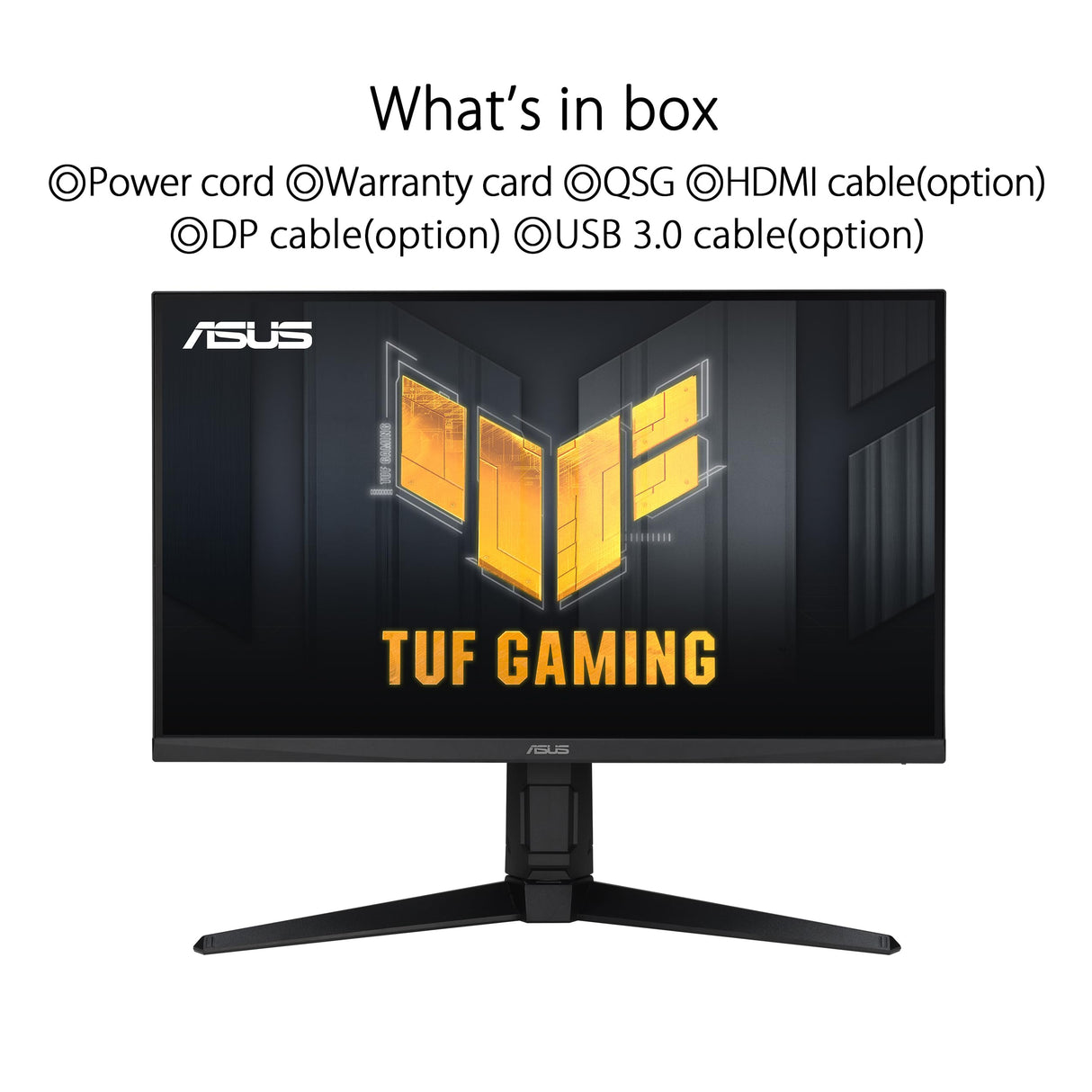 ASUS Monitor de juegos TUF Gaming VG27AQML1A 27" (QHD (2560x1440), overclock de hasta 260Hz (240Hz nativo), ELMB Sync, FreeSync Premium, 1ms (GTG), Overdrive Variable, 100% sRGB, DisplayHDR 400)