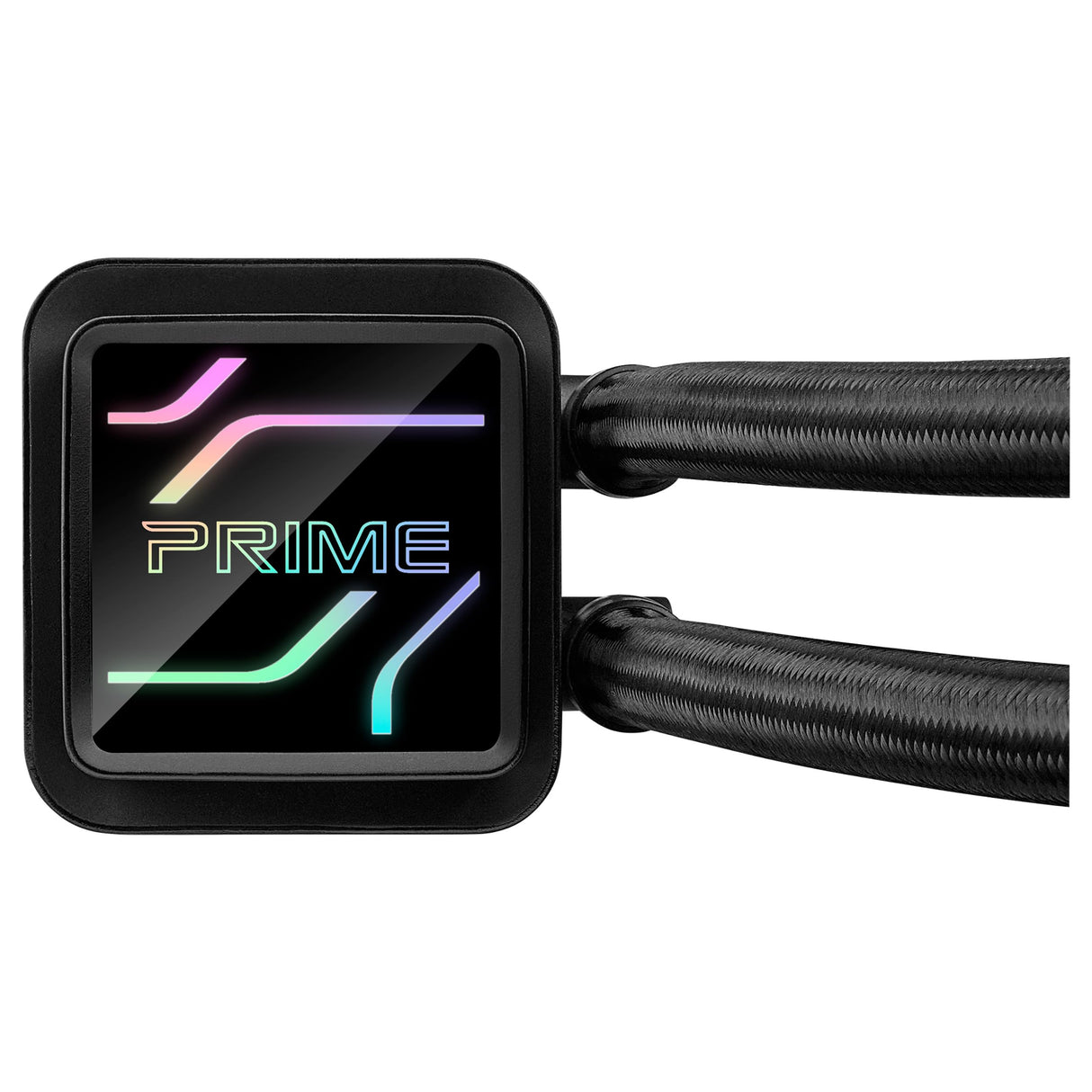 ASUS Prime LC 360 ARGB, Refrigerador líquido para CPU Todo en uno con Zona de Contacto con la CPU y Canales con Aletas, Bloque de Agua con Lentes de Espejo Infinito y Ventiladores ARGB