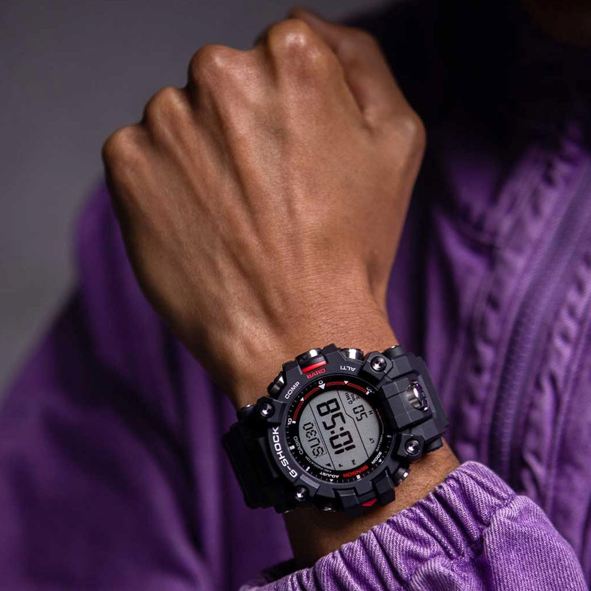 Casio Reloj Deportivo GW-9500-1ER, Negro, Deportes