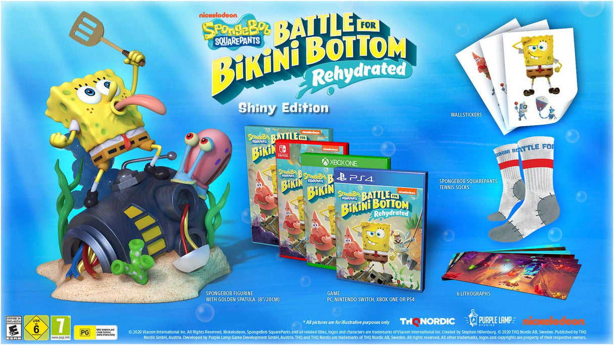 Spongebob SquarePants: Battle for Bikini Bottom Rehydrated - Edición Shiny (Nintendo Switch)