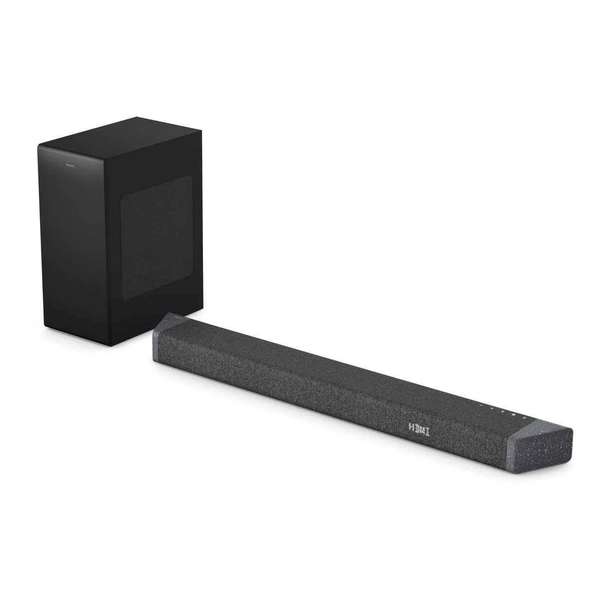 Philips TAB7908/10 Barra De Sonido 5.1.2 con Subwoofer Inalámbrico | 740W | Dolby Atmos | DTS Virtual:X | Sonido Envolvente | Roku TV EasyLink | Remoto | Soporte De Pared | Negro