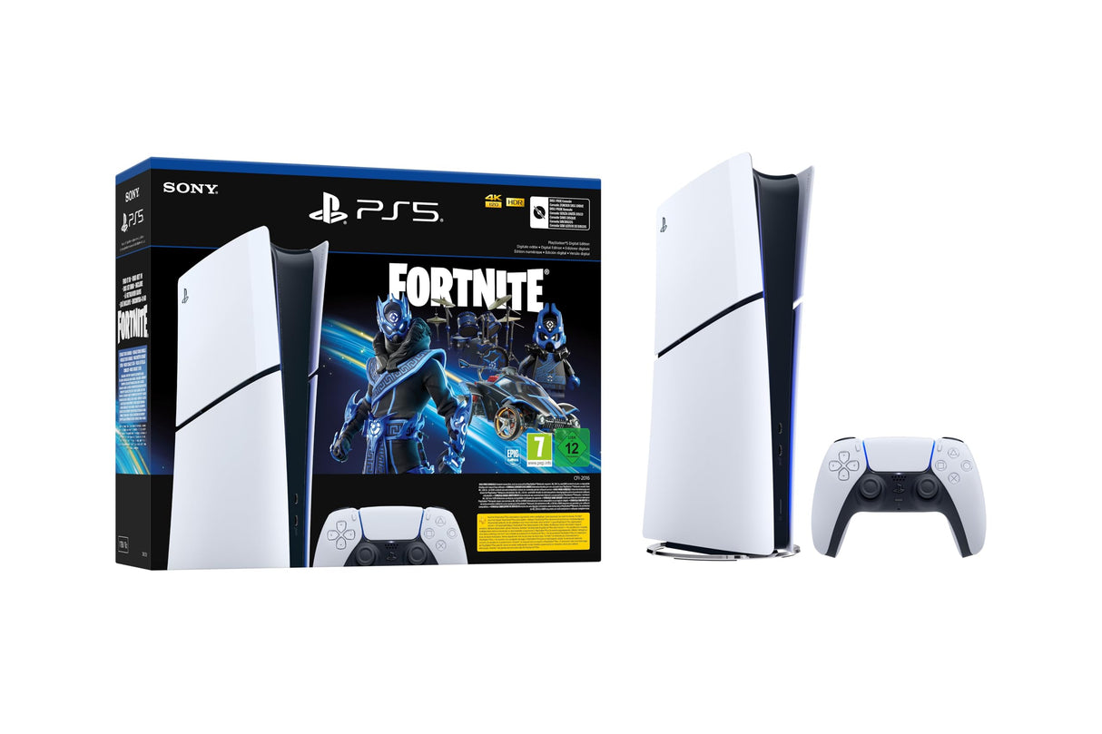 Consola PlayStation®5 Digital: pack Fortnite® Cobalt Star.