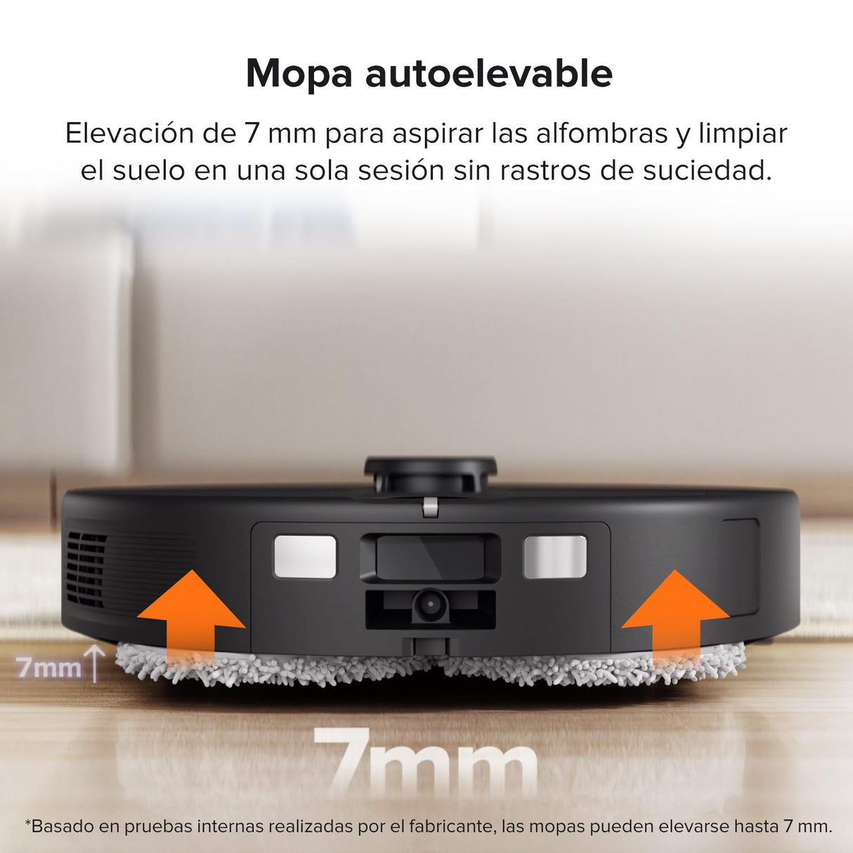 roborock Qrevo Robot Aspirador y fregasuelos, Funciones Automáticas de Vaciado, Lavado, Secado, Limpieza de la Base y Autorrellenado, Mapeo 3D, Potencia de succión de 5500 Pa Aspirador Robot