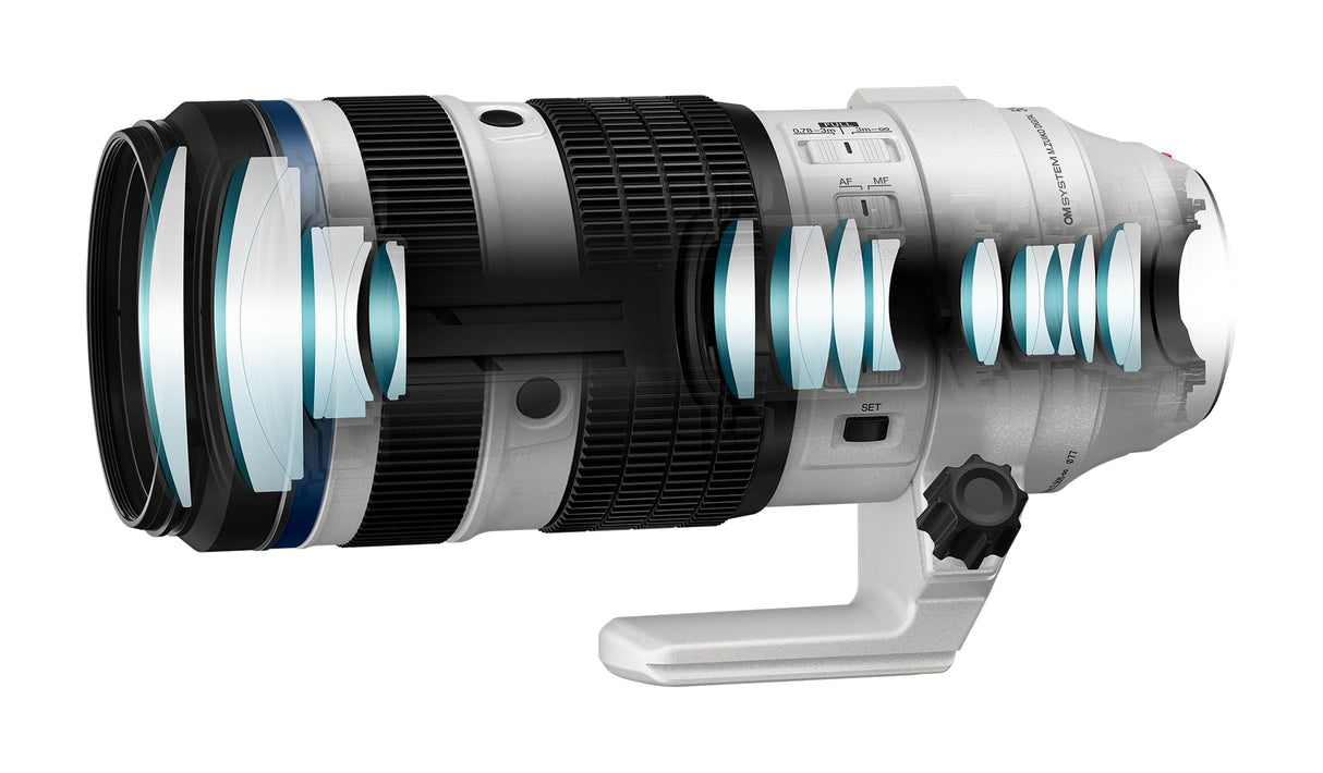 Teleobjetivo Zoom OM SYSTEM M.Zuiko Digital ED 50–200mm F2.8 IS Pro – Compatible con cámaras Micro Four Thirds de Olympus y Panasonic