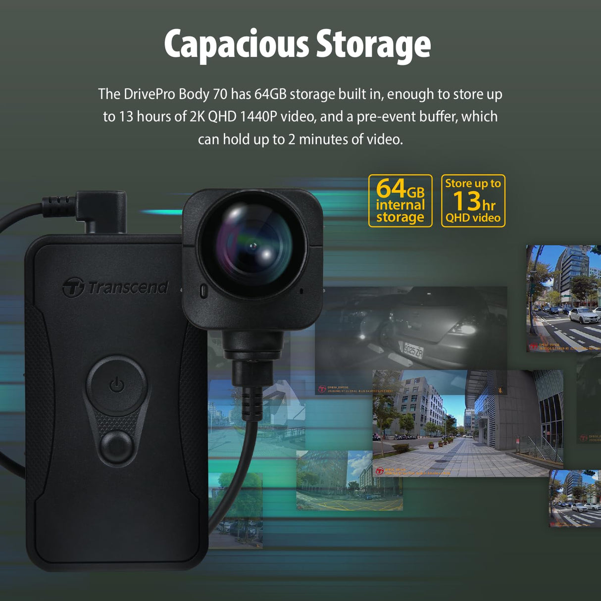 Transcend DrivePro Body 70 64GB