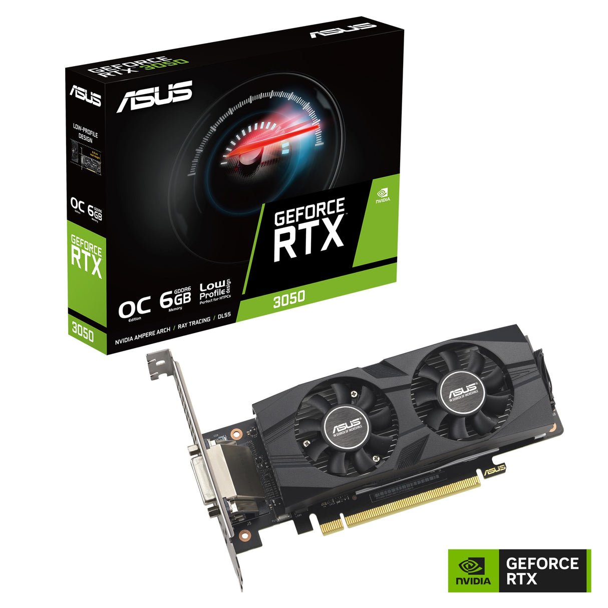 ASUS Tarjeta Gráfica GCAS-617 Nvidia GeForce RTX 3050 GDDR6