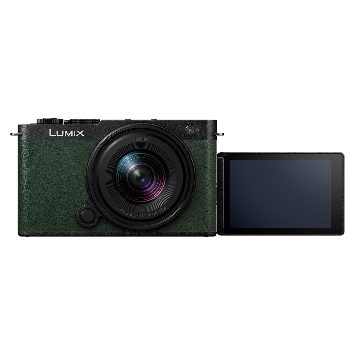 Panasonic Lumix DC-S9NE-G Cámara para Vlog con Fotograma Completo y Puerta Abierta sin Espejo, 24,2 MP, Vídeo 6K/4K, PDAF de 779 Puntos, WiFi 5 GHz, Verde, con S-R1840 18-40mm S Lente De Cámara