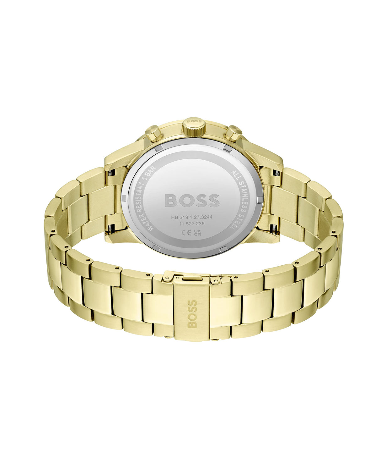 BOSS Reloj Cronógrafo de Cuarzo para Hombre con Correa en Acero Inoxidable Dorado - 1513923