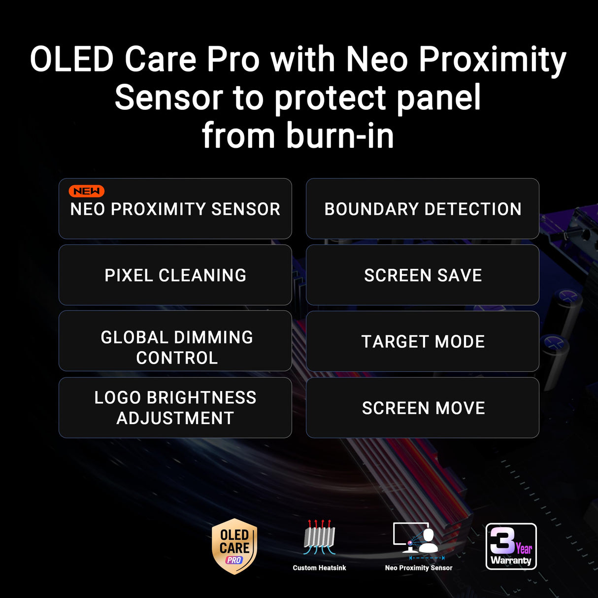 ASUS ROG Strix XG27AQDMES - Monitor Gaming de 27 Pulgadas, 1440p QD-OLED, 240 Hz, Neo Proximity Sensor, OLED Care Pro, ELMB, 99% DCI-P3, DisplayWidget Center