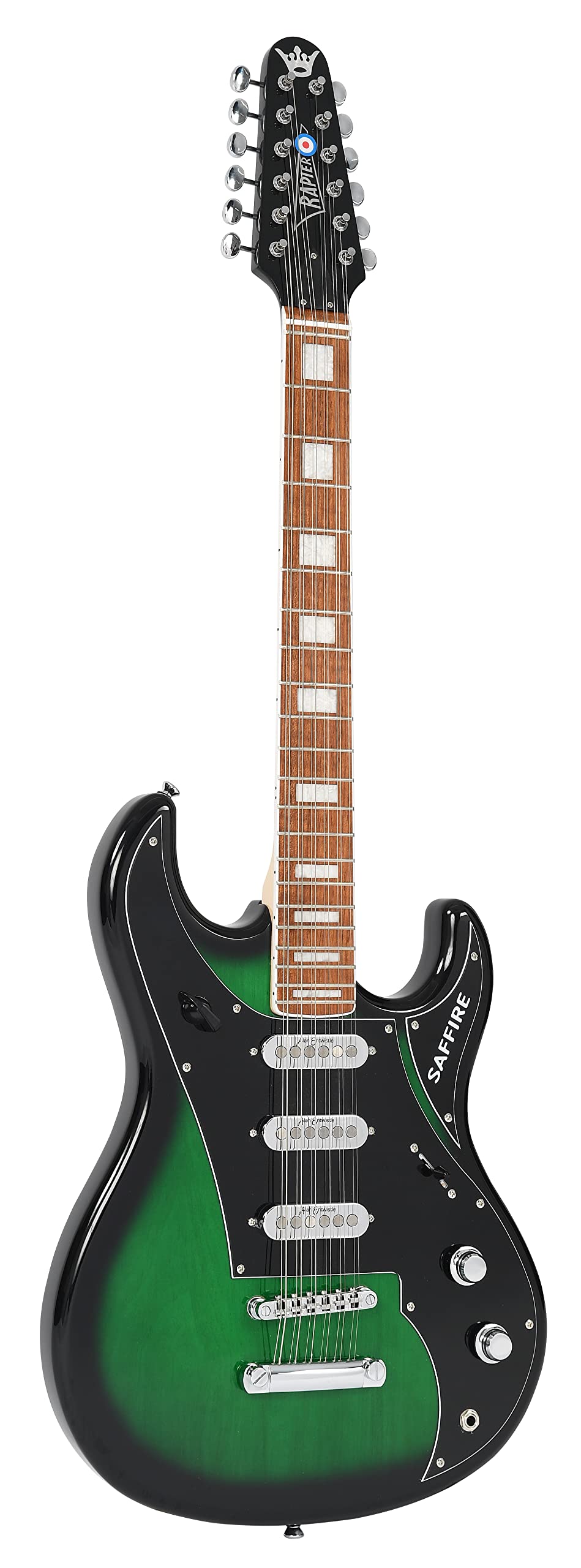 SAFFIRE 12 ELECTRIC GUITAR - GREENBURST