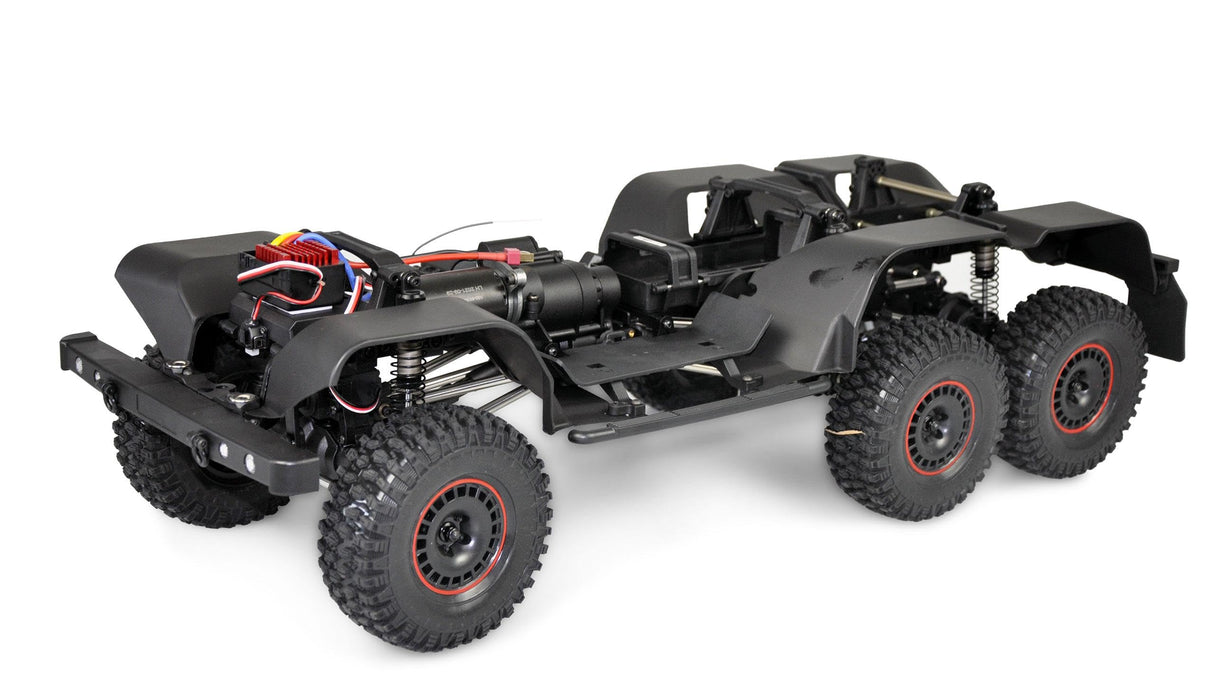 Amewi 22555 AMXRock RCX10.3B Scale Crawler 6x6 Pick-Up 1:10 ARTRgris