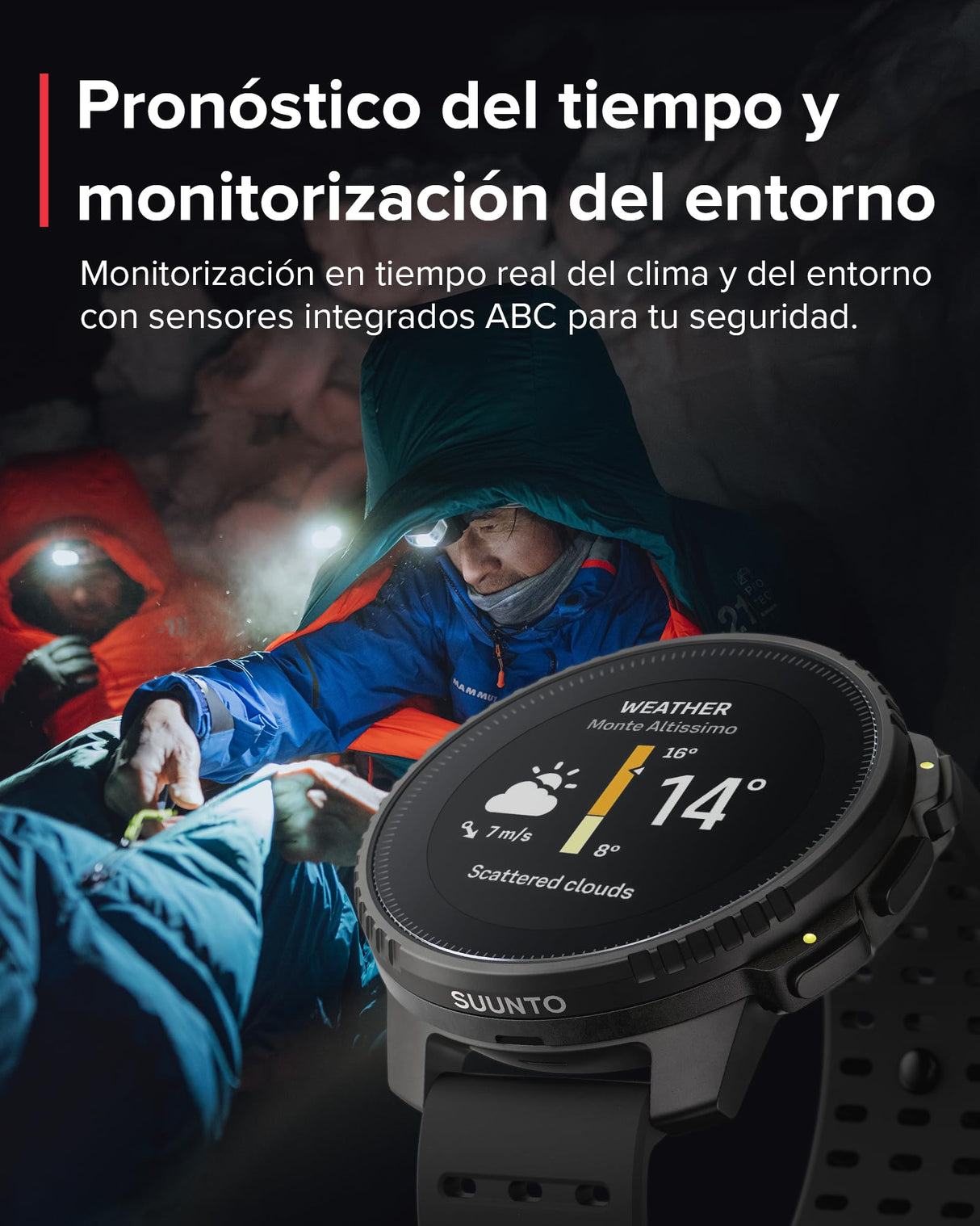 SUUNTO Vertical Reloj Deportivo - Smartwatch GPS, GPS de Doble Frecuencia, Mapas sin Conexión Gratuitos, Autonomía de hasta 50 Días, Carcasa Resistente Militarmente, Resistente al Agua hasta 100m