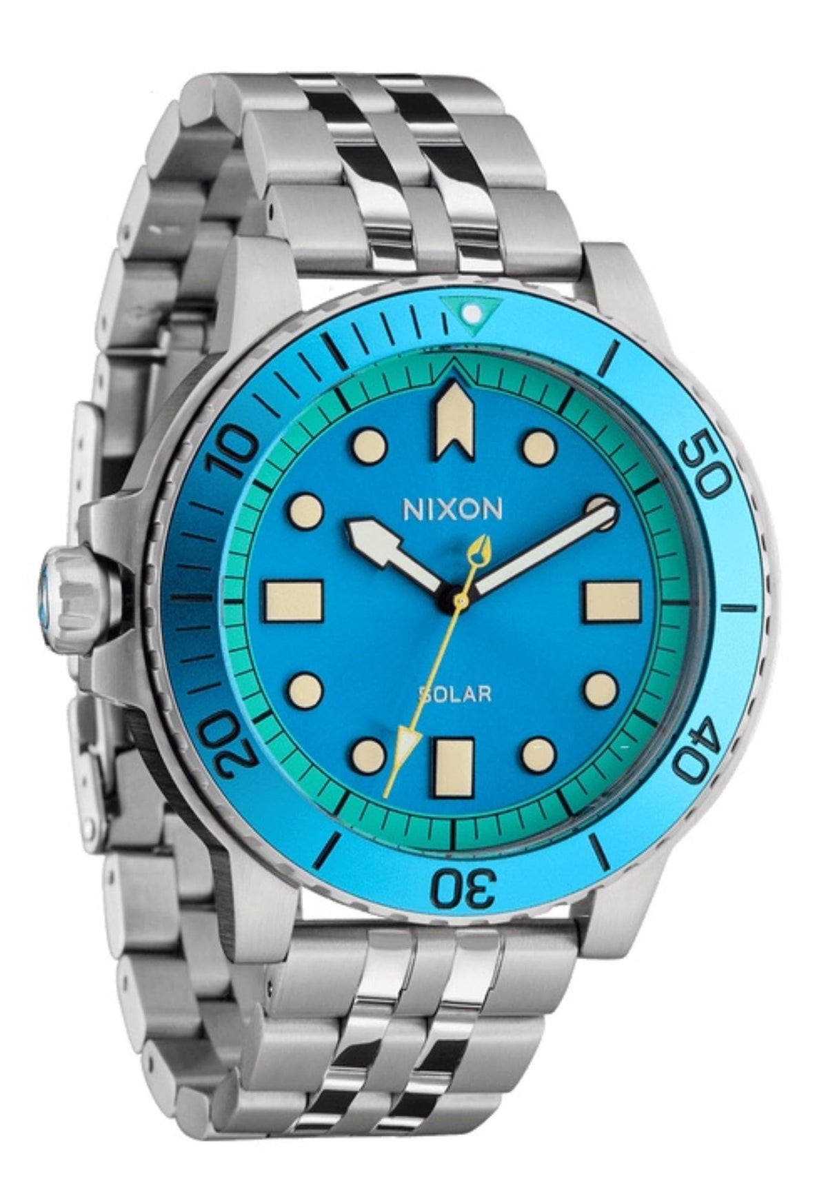 Nixon Reloj Analógico para Hombres de con Correa en Acero Inoxidable A1402-5308-00