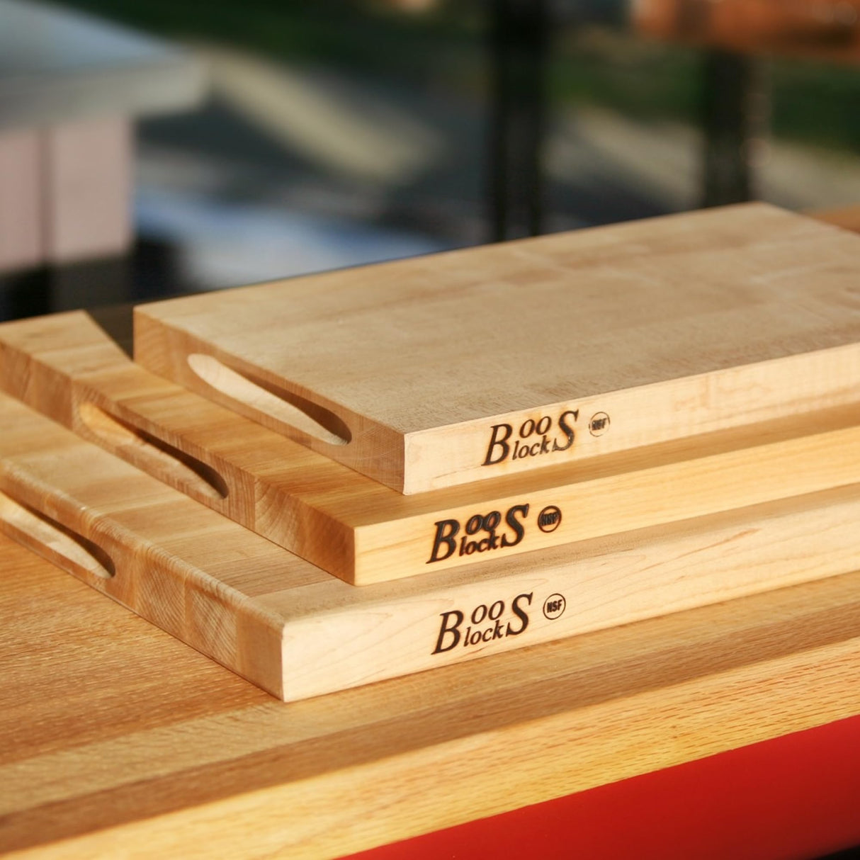 Boos Block Tabla Cortar Cocina Profesional - Madera dura de arce duro de América del Norte - Reversible - Tabla Madera Cocina Grande – 51 x 38 x 3 cm