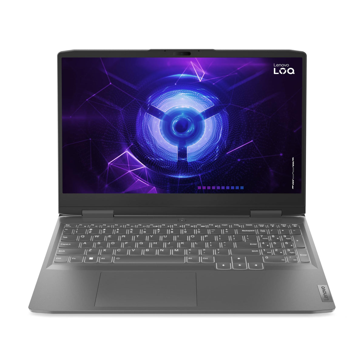 Lenovo LOQ Gen 8 - Ordenador Portátil Gaming 15.6" FHD (Intel Core i5-13500H, 16 GB RAM, 512 GB SSD, NVIDIA GeForce RTX 4060 8 GB, 144Hz, Wi-Fi 6, Sin Sistema Operativo) Gris - Teclado QWERTY Español