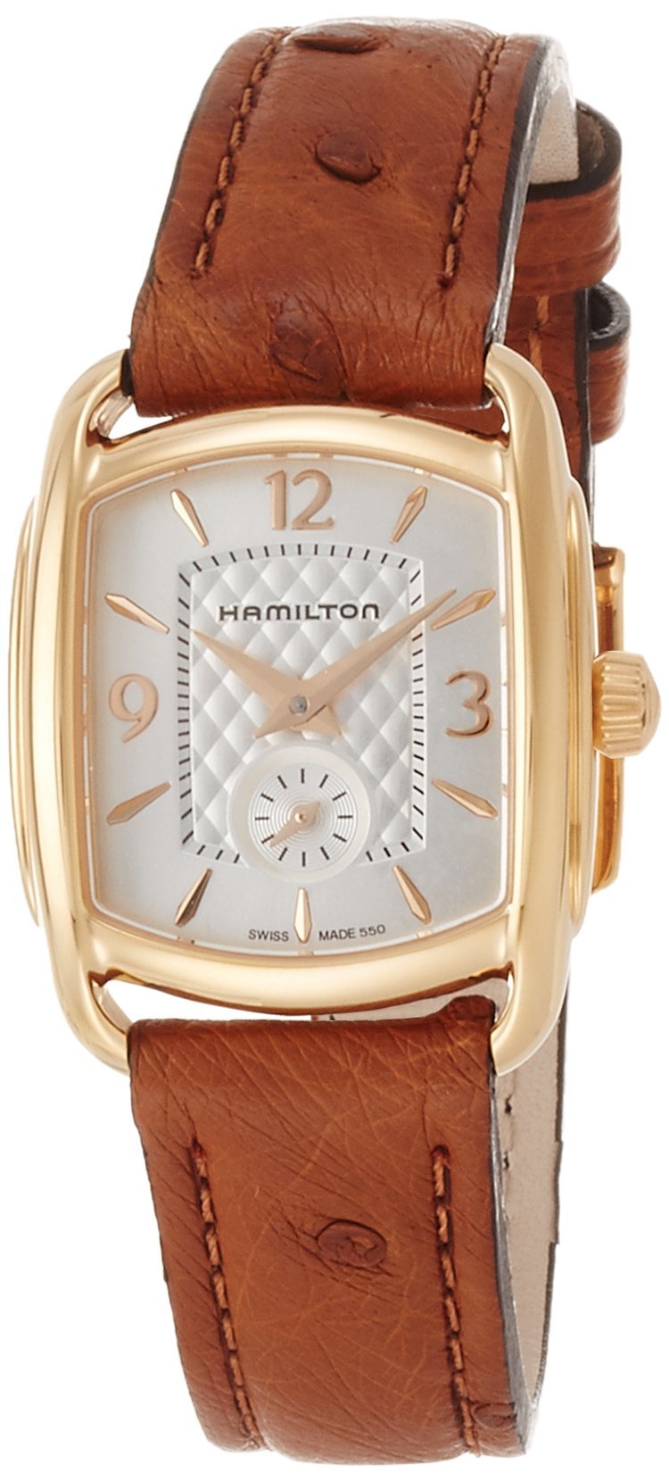 Hamilton Reloj Analogico para Mujer de Cuarzo con Correa en Cuero H12341555