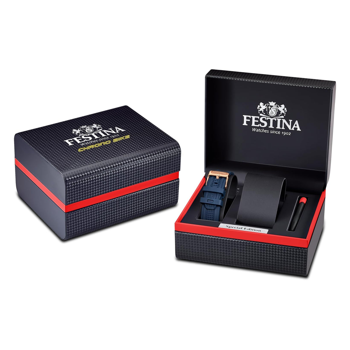 Festina Reloj Hombre F20524/1 Special Editions Caja de Acero Inoxidable 316l Rosa Correa de Acero Inoxidable 316l Azul
