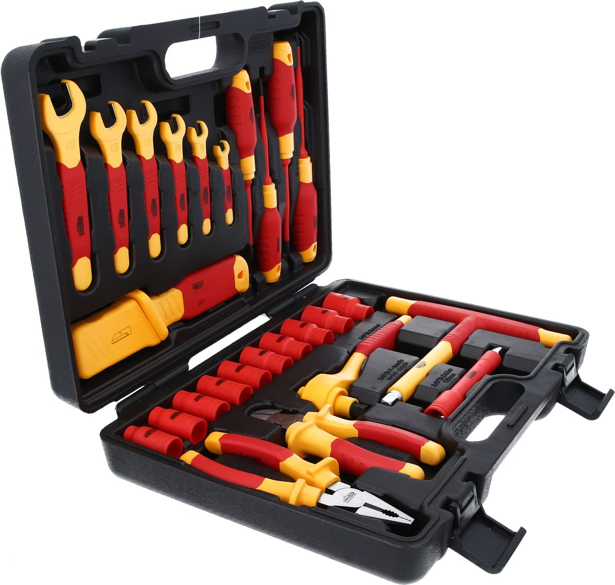 KS Tools 117.1895 - Kit de herramientas aislado para vehículos híbridos y eléctricos (26 piezas)