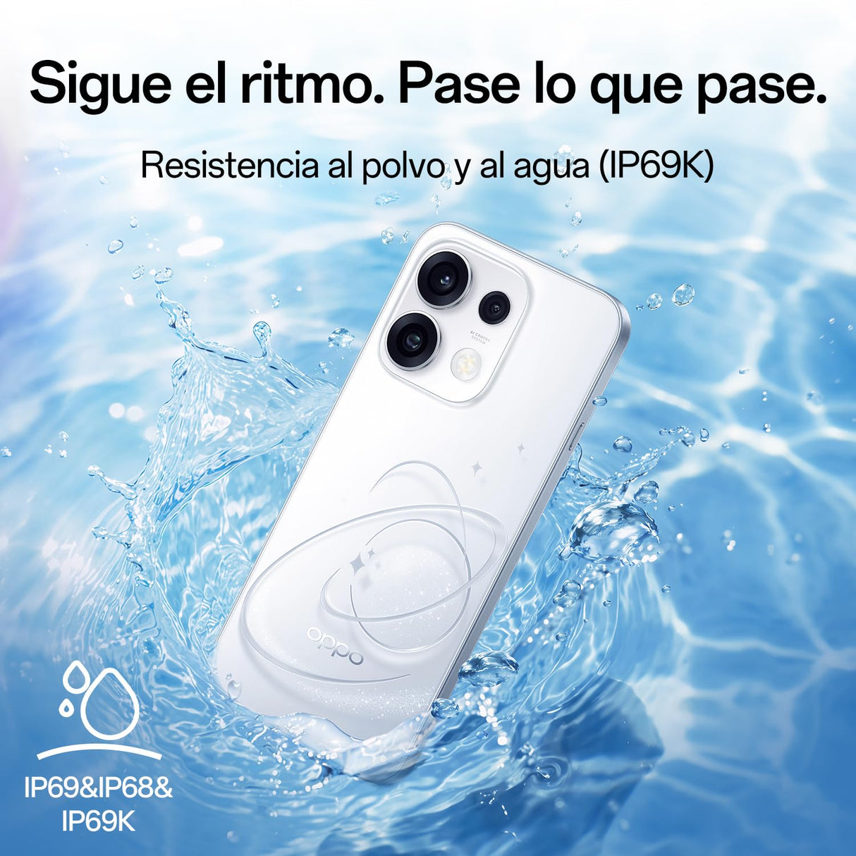 OPPO Reno16 FS 5G Smartphone 8+512GB 6500mAh 120Hz 50MP, Pop White