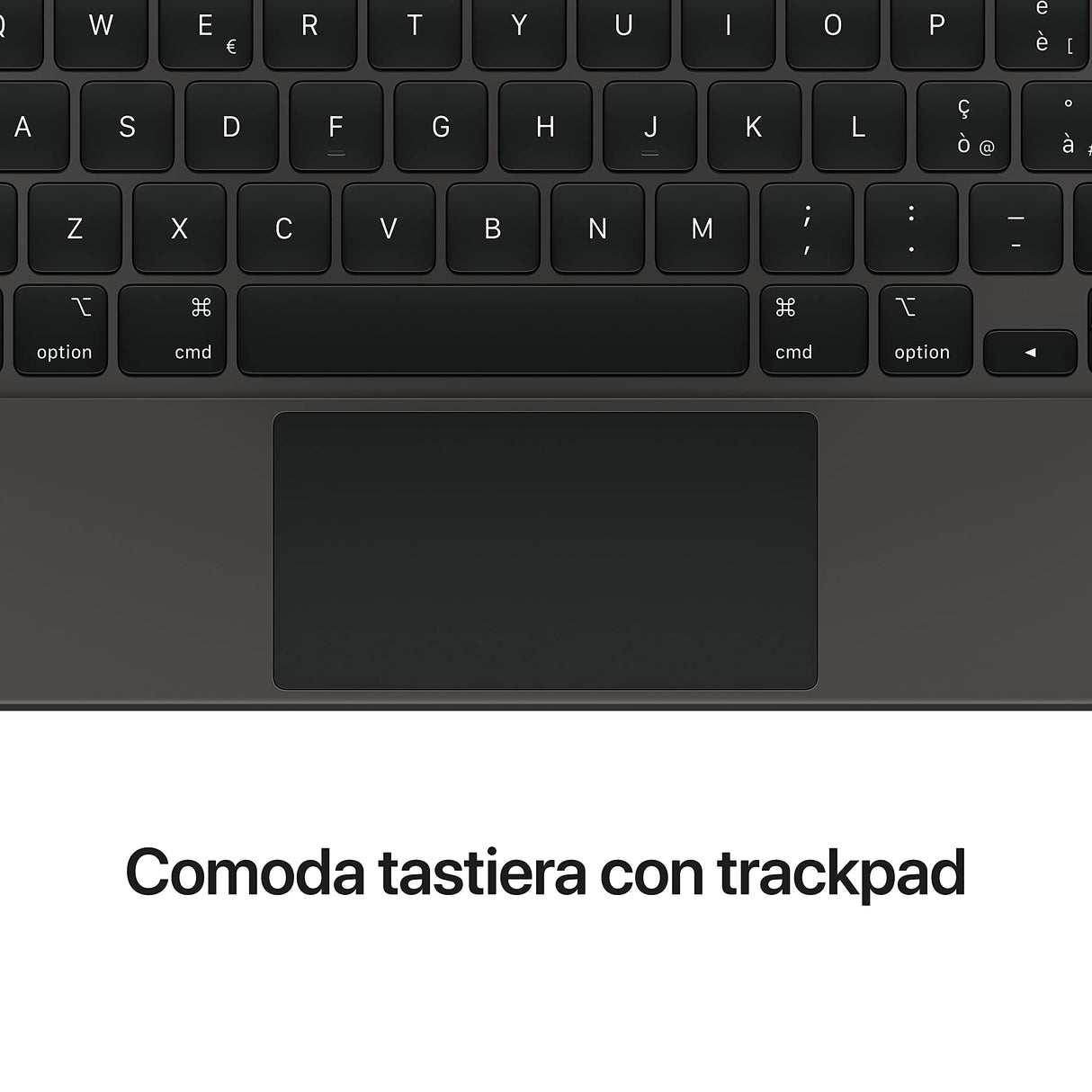 Apple Magic Keyboard (para el 12.9-Inch iPad Pro - 5.ª generación) - Italiano - en Negro