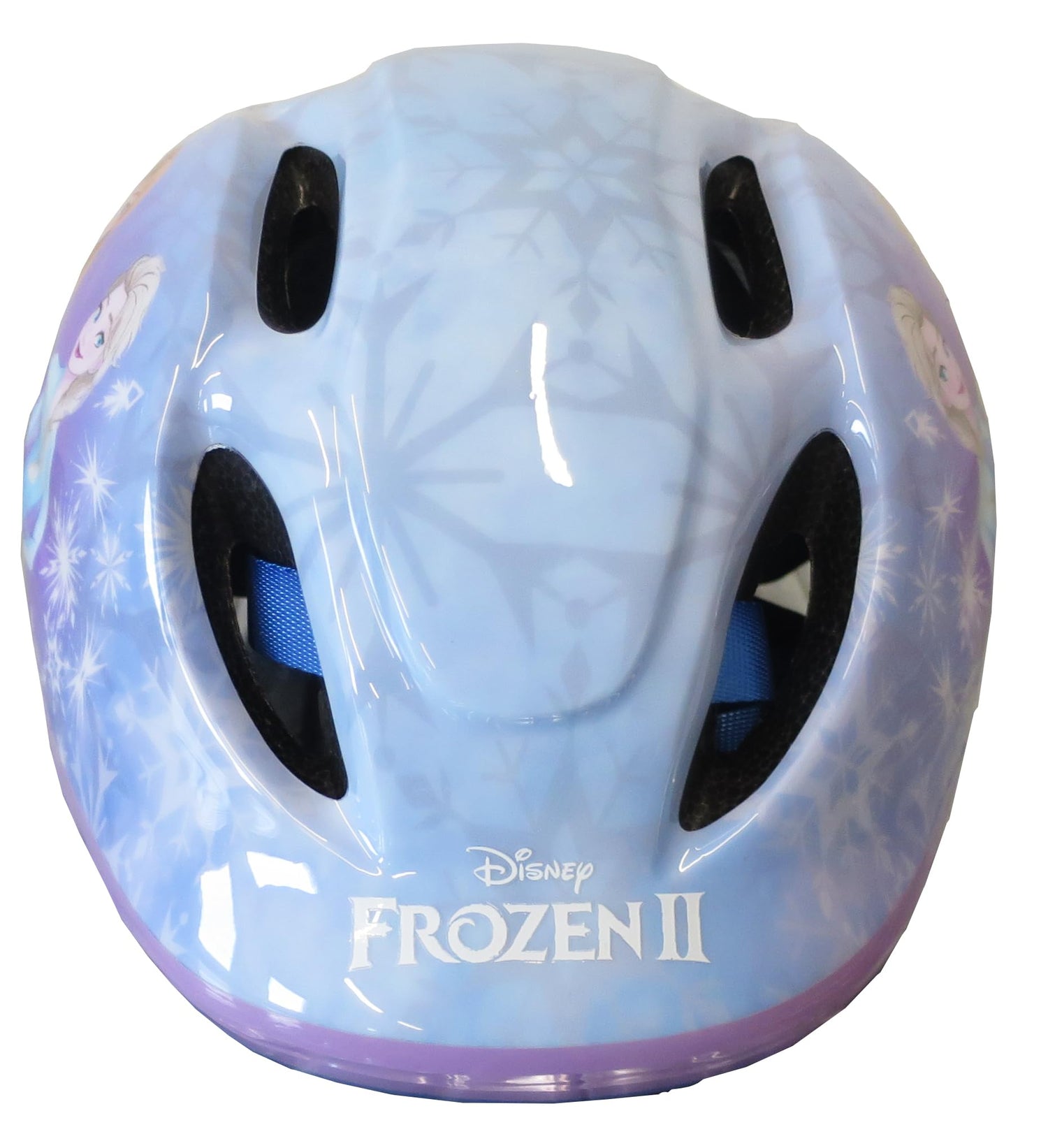 JNHCD Vélo Reine Des Neiges 16'' Fille Casque. Bicicleta de 16 Pulgadas para niños, Frozen y Casco, Azul y Blanco