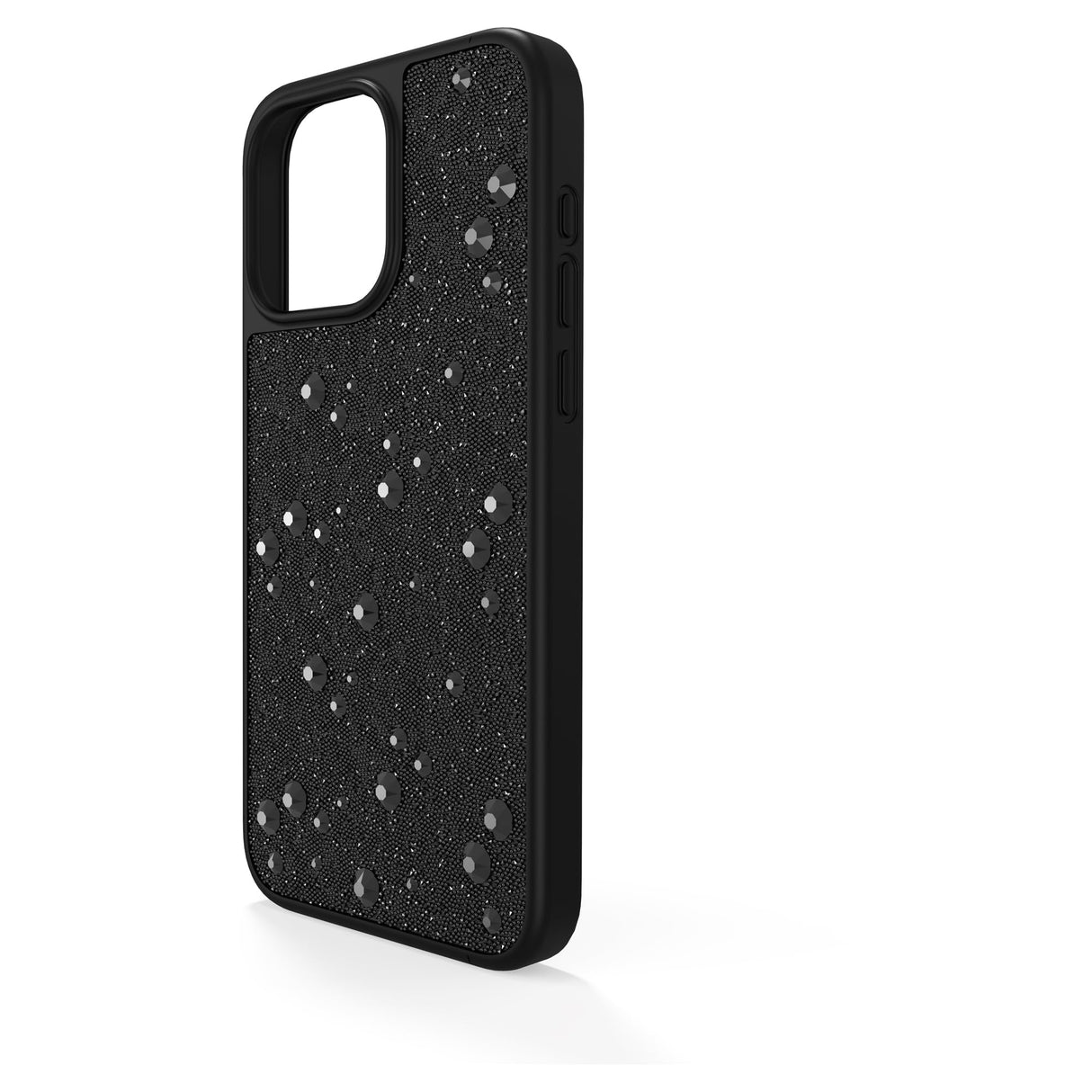 Swarovski Funda High para iPhone 14, funda para Smartphone de Cristal Negro de la Colección High de Swarovski, 15 Pro Max, Negro