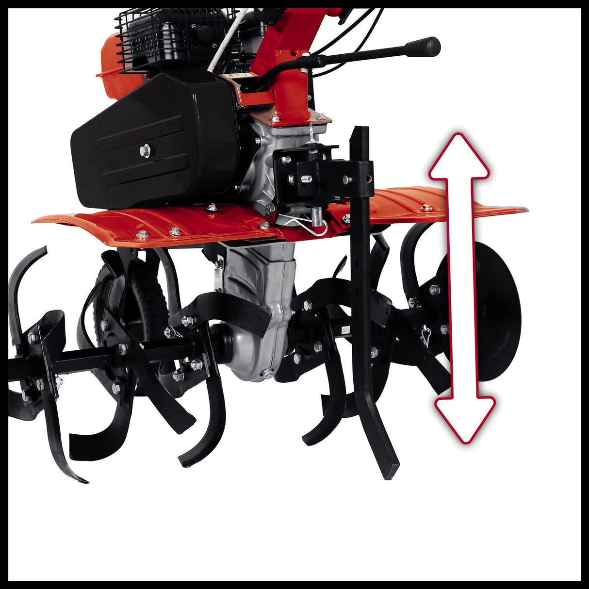 Einhell Motoazada de gasolina GC-MT 4280 (4,1 kW, anchura de trabajo de 89 cm, máx. profundidad de trabajo 32 cm, cilindrada 212 cm³, caja de cambios incl. marcha atrás)