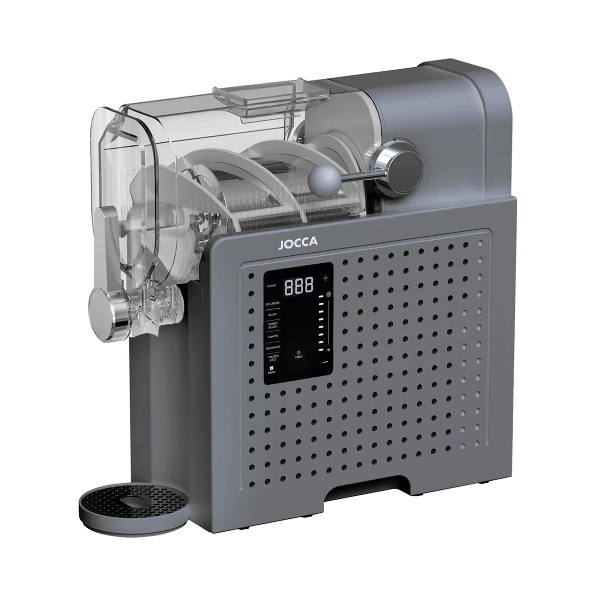 JOCCA - Máquina para Hacer Granizados, Helados, Batidos, Heladera – Capacidad 1,6L| No necesita hielo| 200W| Acero Inoxidable| Uso Profesional y Doméstico| Control Táctil