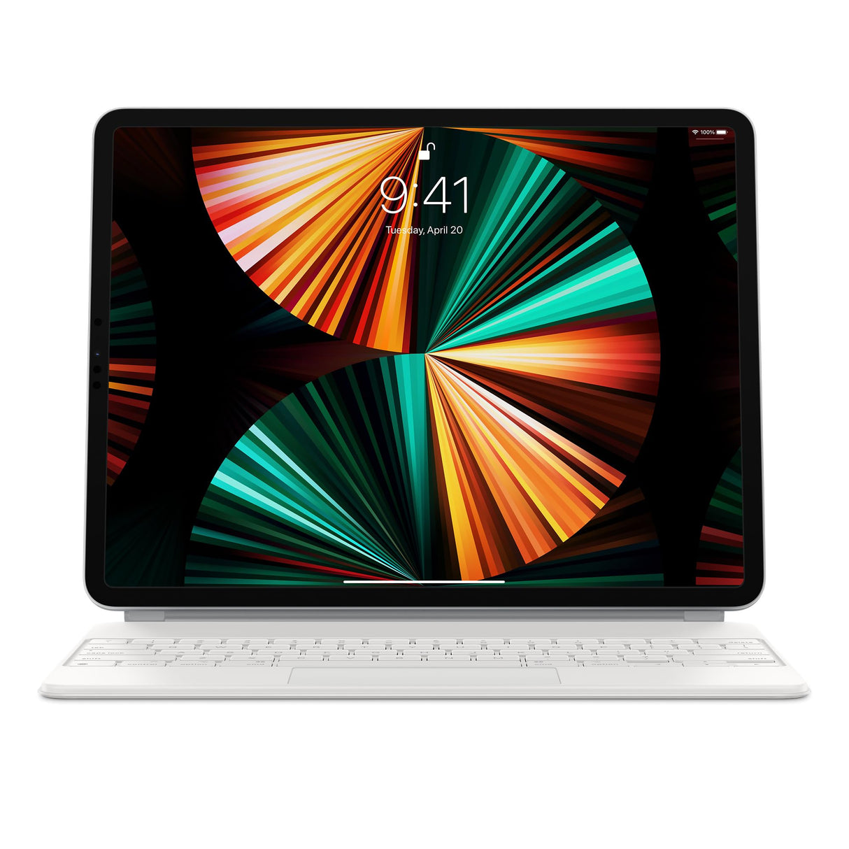 Apple Magic Keyboard (para el 12.9-Inch iPad Pro - 5.ª generación) - Inglés Internacional - en Blanco