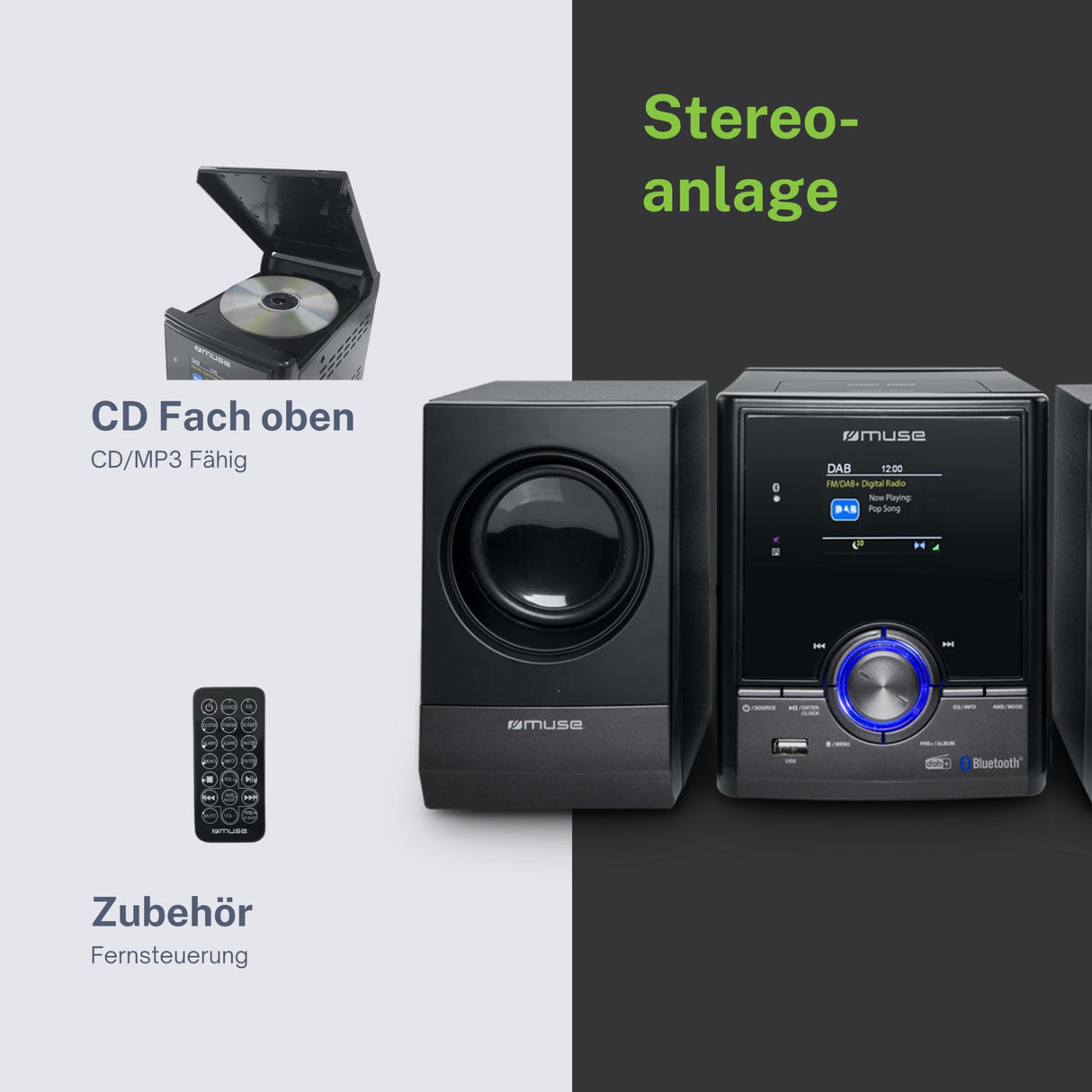 MUSE Micro Cadena HiFi M-50 DBT
