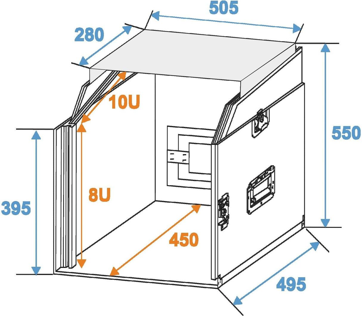 AAC Solid Pro LS5U Laptop-Rack · Rack de 19 pulgadas