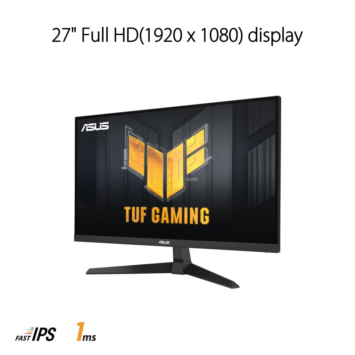 ASUS Monitor TUF Gaming VG279Q3A 27" (Full HD (1920x1080), 180Hz, Fast IPS, ELMB Sync, 1ms (GTG), FreeSync Premium, compatible con G-Sync, Overdrive Variable, 99% sRGB)