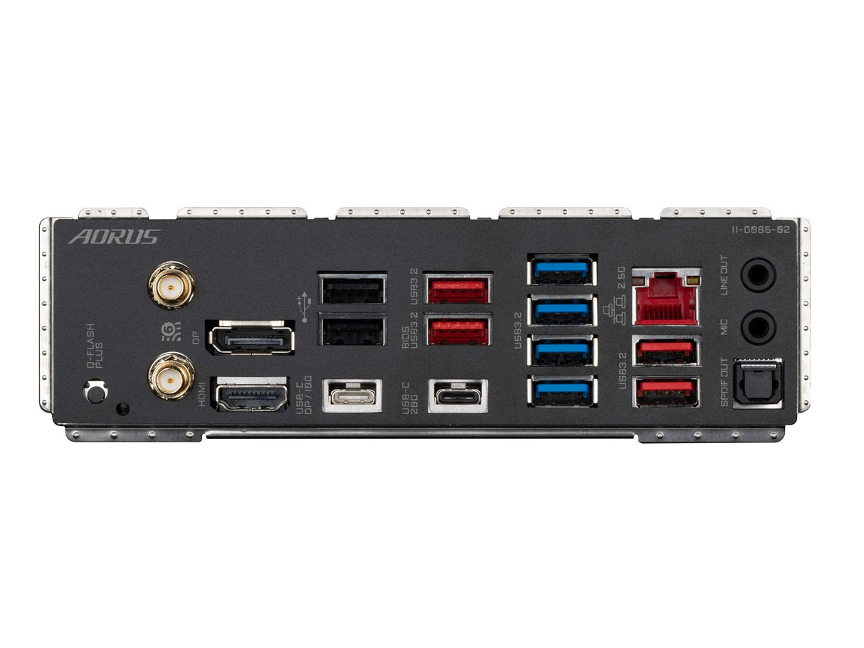GIGABYTE X670E Aorus Master (AM5/LGA 1718/AMD X670E/EATX/DDR5/Quad M.2, PCIe 5.0/USB 3.2 Gen2X2 Type-C/Intel WiFi 6E/Intel 2.5GbE LAN/Q-Flash Plus/Placa Base para Juegos)
