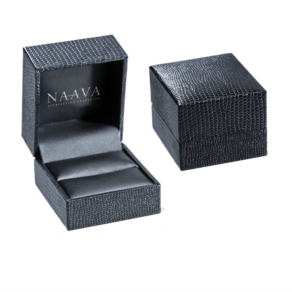Naava Anillo para Mujer de Oro Amarillo 9K con Diamantes Talla 22
