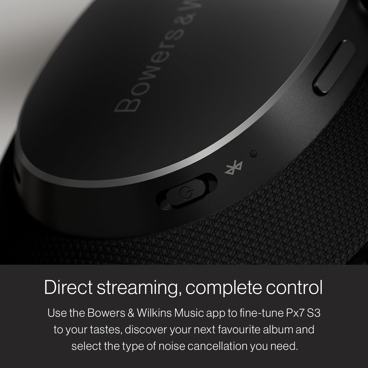 Bowers & Wilkins Px7 S3 Auriculares Over-Ear Bluetooth, Cancelación de Ruido, Sonido Hi-Res, aptX Lossless, 30h Reproducción, 8 Micrófonos, Carga Rápida - Azul Frost